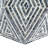 Maverick Hexagon End Table with Diamond Design