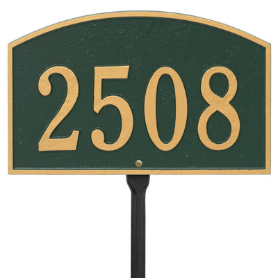 Legacy 1-Line Lawn Address Sign
