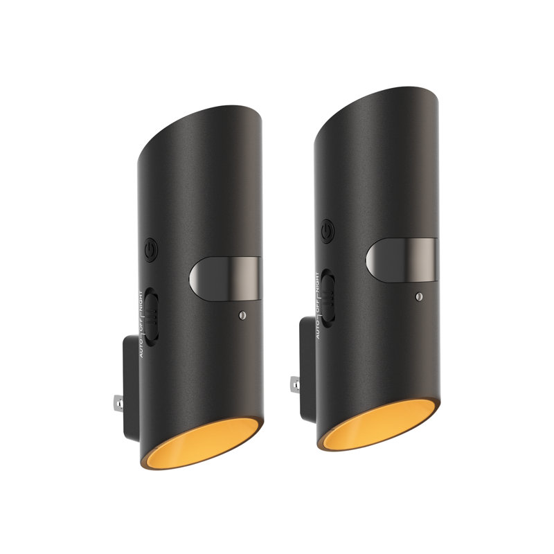 Paquet de 2 lumières décoratives multi-directionnelles en cas de panne de courant et de luminaire mural, capteur de mouvement rechargeable ou capteur de lumière optionnel, lumières réglables pour le salon, la chambre à coucher, les secours, les ouragans
