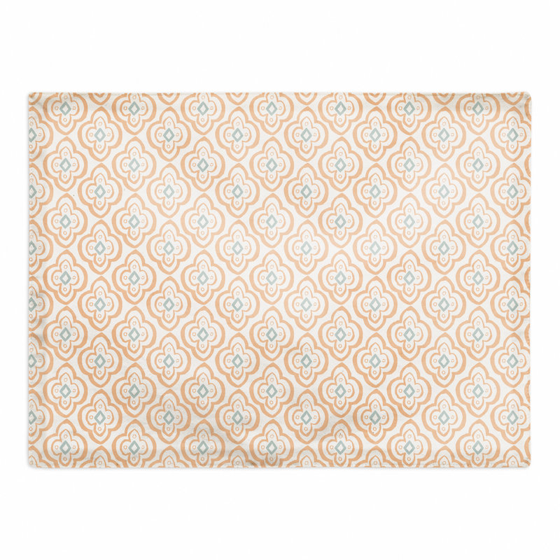 Napperon en coton 14 po, Rose clair