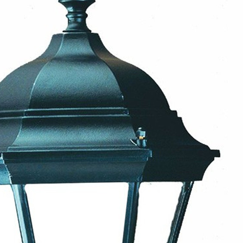 Carousel Lantern Wall Light, Matte Black