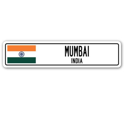 Panneau de signalisation en aluminium Mumbai, Inde