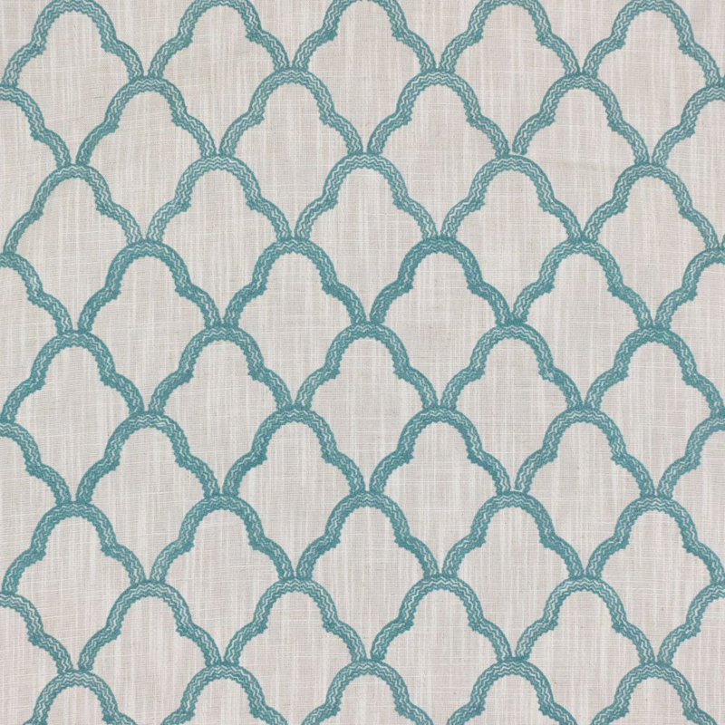 Lace Trellis Fabric, Aegean