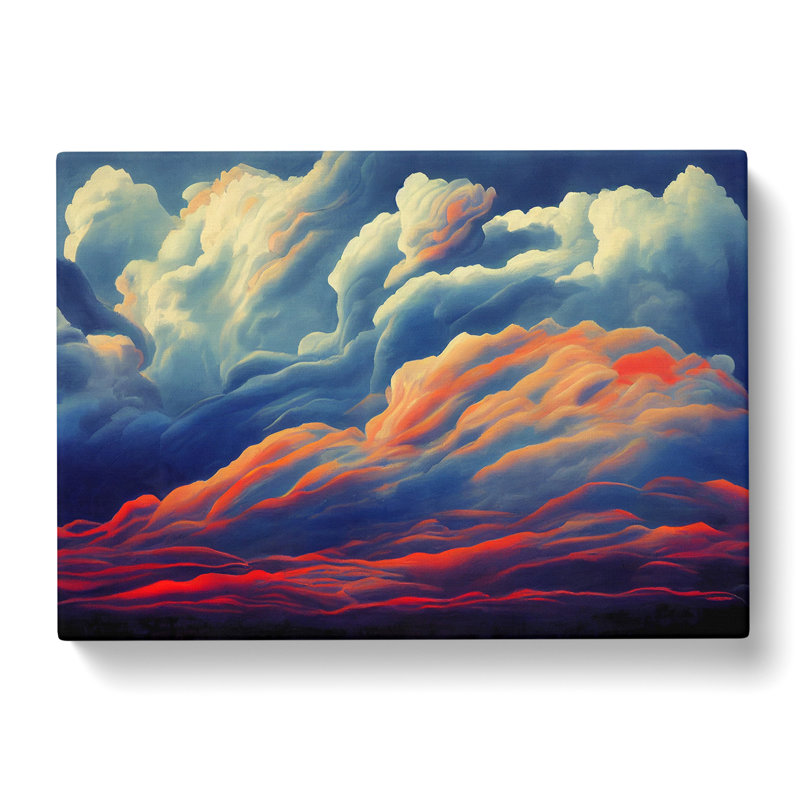 Exquisite Clouds - Wrapped Canvas Print, 40cm H x 60cm W x 3cm D