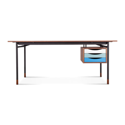Bureau Finn Juhl Nyhavn, version bleue