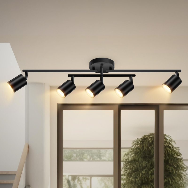 28.4'' 5 -Light Fixed Track Track Kit with Adjustable Head