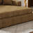 Oversized Chenille Slipcovered Chaise Lounge Chair,Upholstered Sleeper Sofa Bed-1660565784