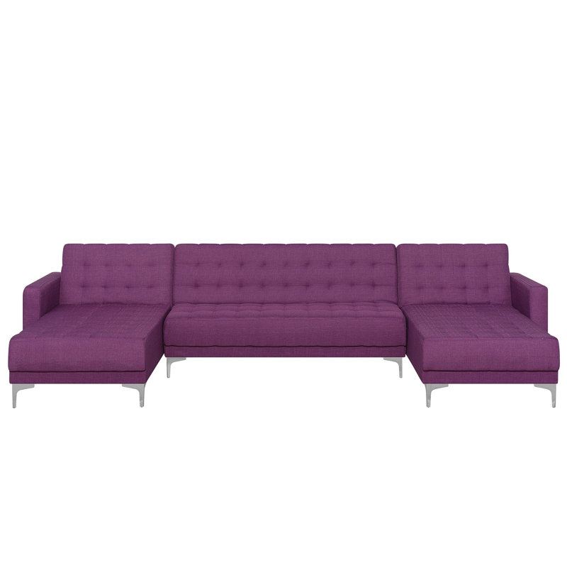 Finnegan 5 Seater Sofa Bed, Purple