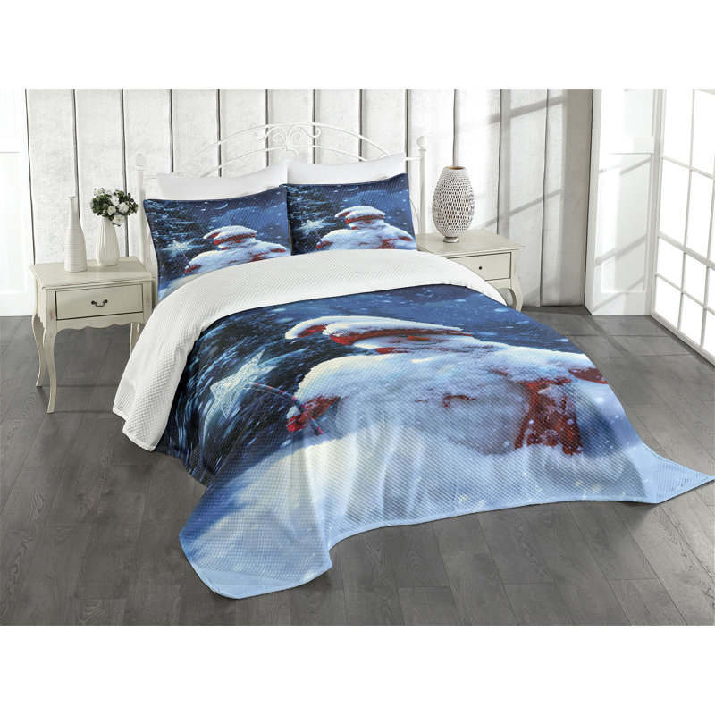 Adelis Polyester No Pattern And Not Solid Colour Bedspread with Pillowcases, 220 x 264 cm Bedspread - 2 Shams