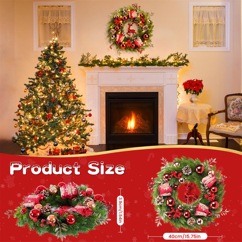 Faux 40cm Wreath