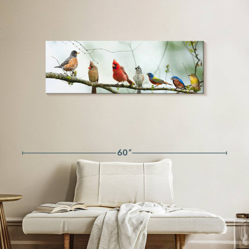 Sur toile, H 45 po x l 15 po x P 1,25 po