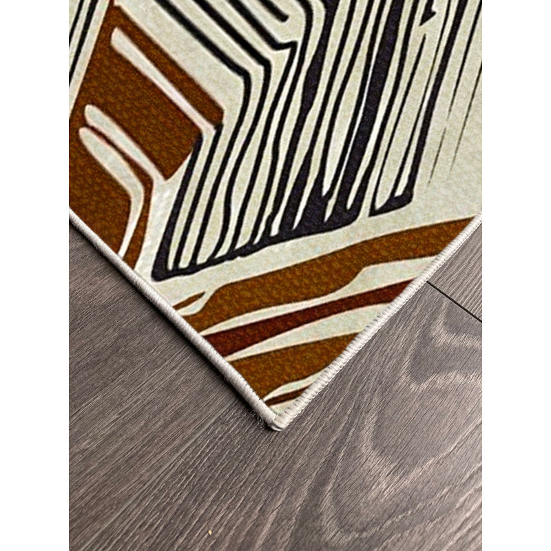 Tapis en coton Dayanara, Carré 2 pi 7 po