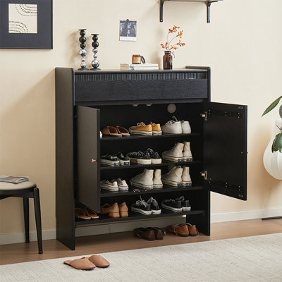 Vintage SmallSized Shoe Storage Cabinet