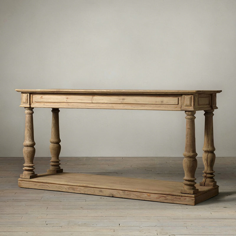 Console de style américain rétro, H 29,9 po x l 59 po x P 19,7 po