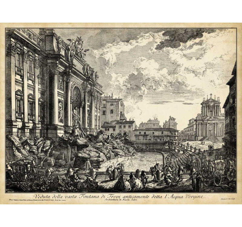 Art sur toile tendue Red Barrel Studio® Piranesi, H 36 po x l 47 po