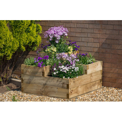 Wood Raised Garden Bed