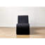 Chaise longue avec mousse haute, conception ergonomique, housse amovible lavable en noir chaise noire, noyau en mousse,-130844444