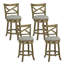 Tabourets de bar pivotants August Grove® gris-508174286-508174284