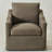 28" Wide Down Fill Upholstered Slipcovered Swivel Barrel Chair-481038212