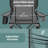 Folding Camping Chair, Adjustable Armrests With Cooler Bag, Storage Bag-1425081593