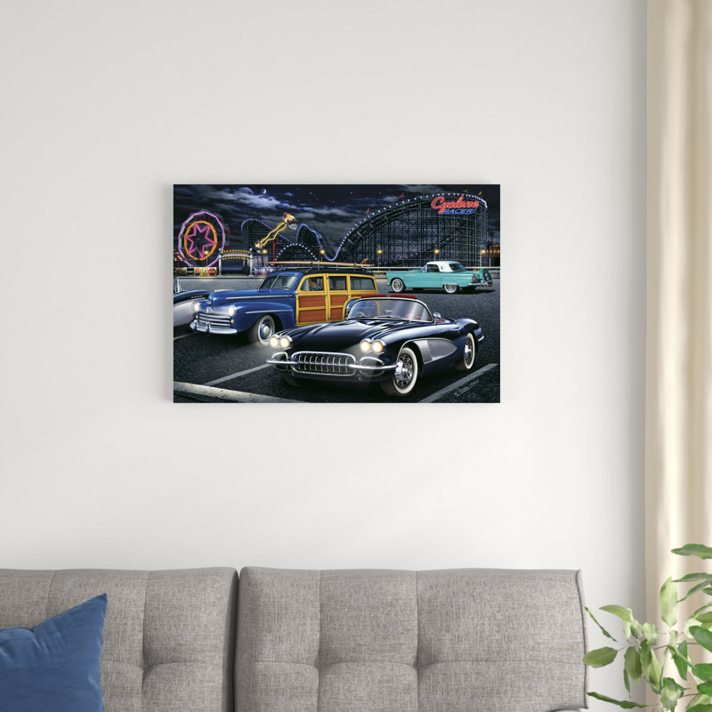 Diners And Cars III, H 20 po x l 30 po x P 1,25 po