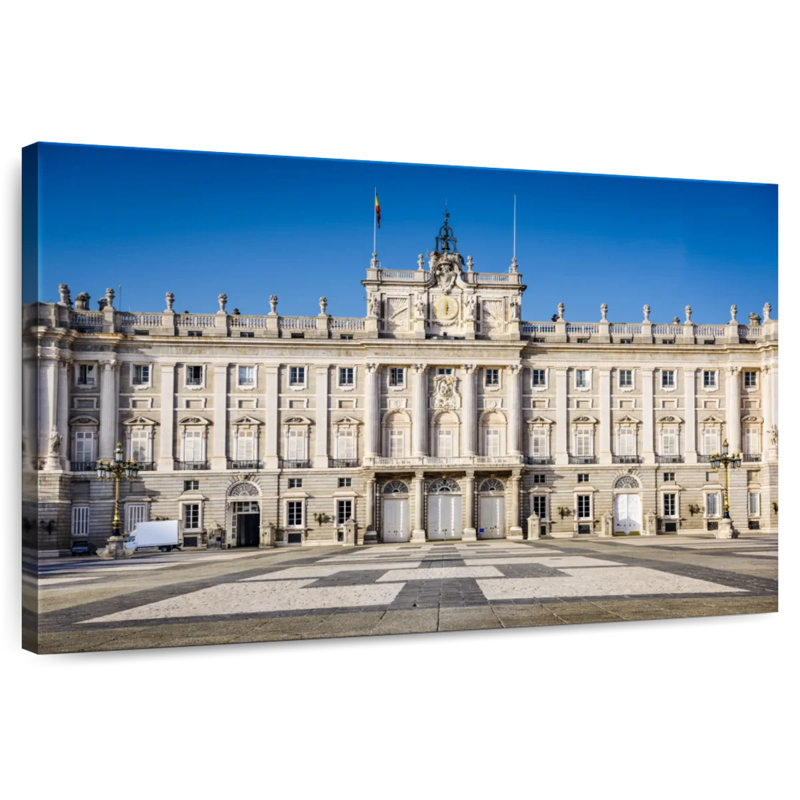 Palais royal de Madrid, H 26 po x l 39 po