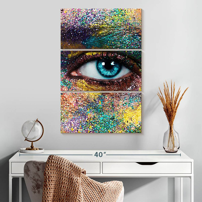 Shuttleworth Creative Glitter Makeup, 32" H x 20" W