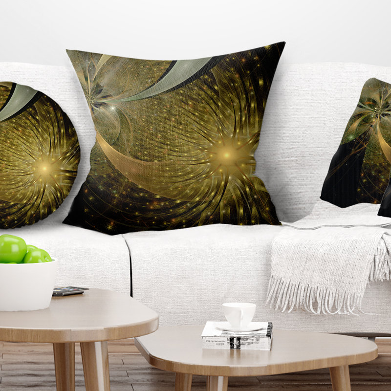 Abstract Reversible Throw Pillow