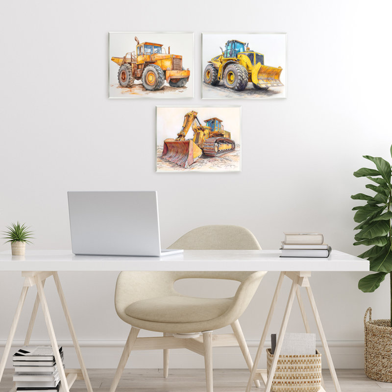 Plaque murale variée Trio Construction, design par Steve Hunziker