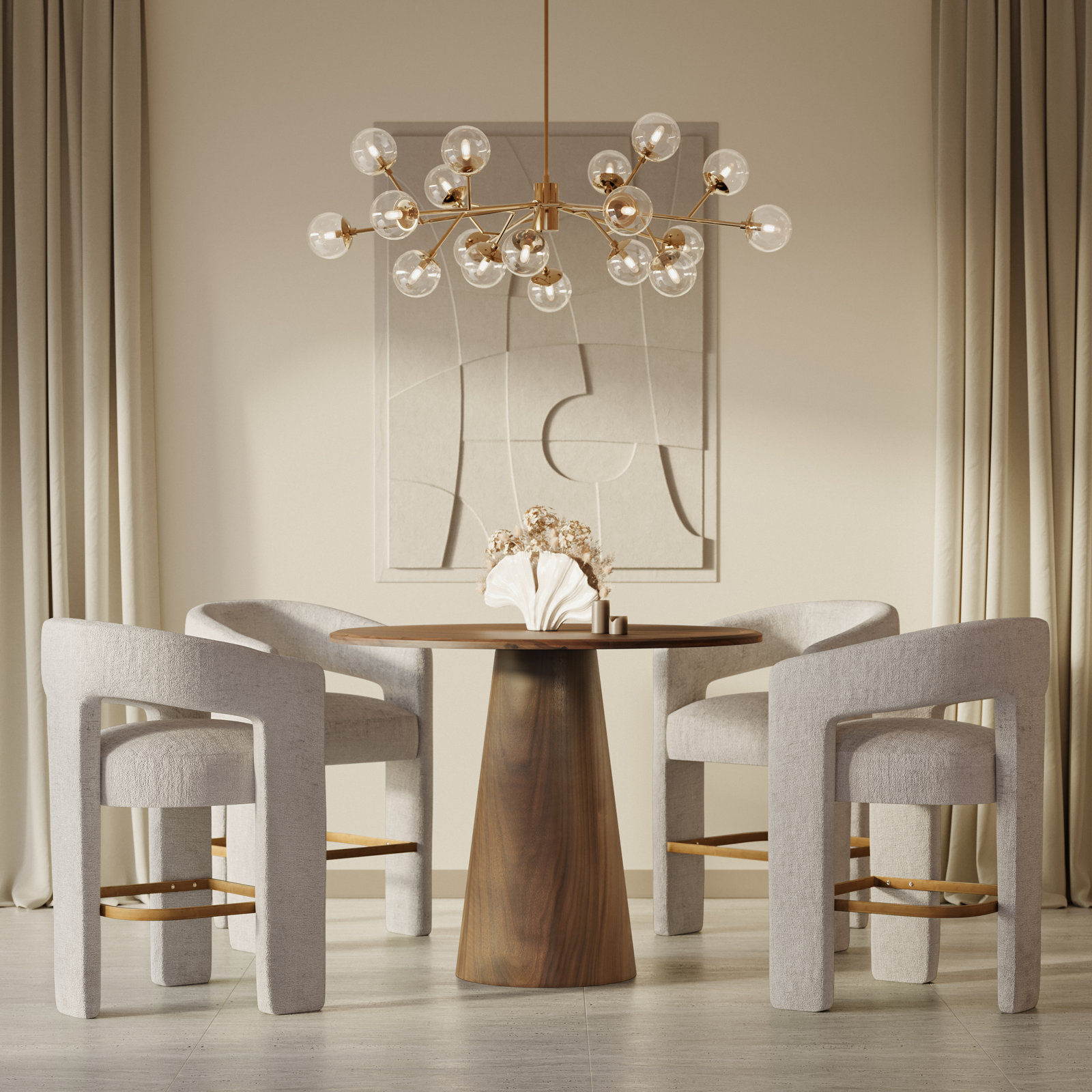 Darlington 5 - Piece Dining Set, White