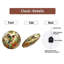 Horloge murale vitrail colibri 12 po