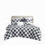 Ensemble de couette imprimée en polyester à carreaux rouges, taille Twin/Twin XL-136113751