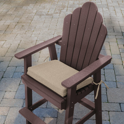 Outdoor Rectangular Chair Cushion Set, Performance Fabric, Set of 2