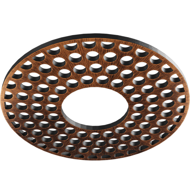 Médaillon de plafond en PVC de qualité architecturale 16 po x 5 3/4 po x P 3/4 po, H 16 po x l 16 po x P 0,5 po