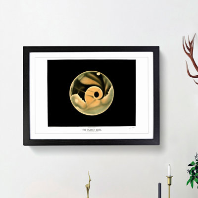 Planet Mars by E. L. Trouvelot - Picture Frame Painting Print