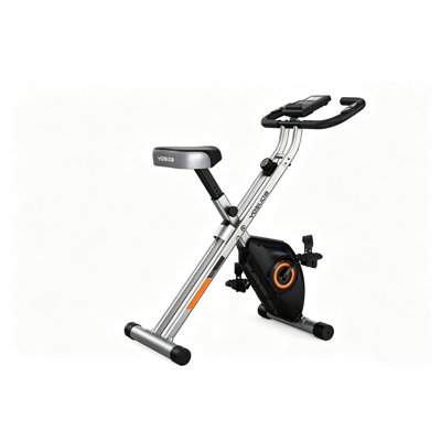 Vélo d'exercice pliant 5-en-1 F4 de FED Fitness Yosuda, capacité de 380 lb, volant d'inertie de 6,6 lb, 16 niveaux de résistance pour la gymnastique à domicile