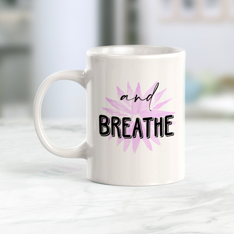 Tasse à café And Breathe, Ensemble de verres à lait, Plastique polypropylène
