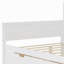 Lit de jour en bois avec tablettes de rangement, lit multifonctionnel avec 2 tiroirs de rangement et bureau d'étude-824777491-824777490