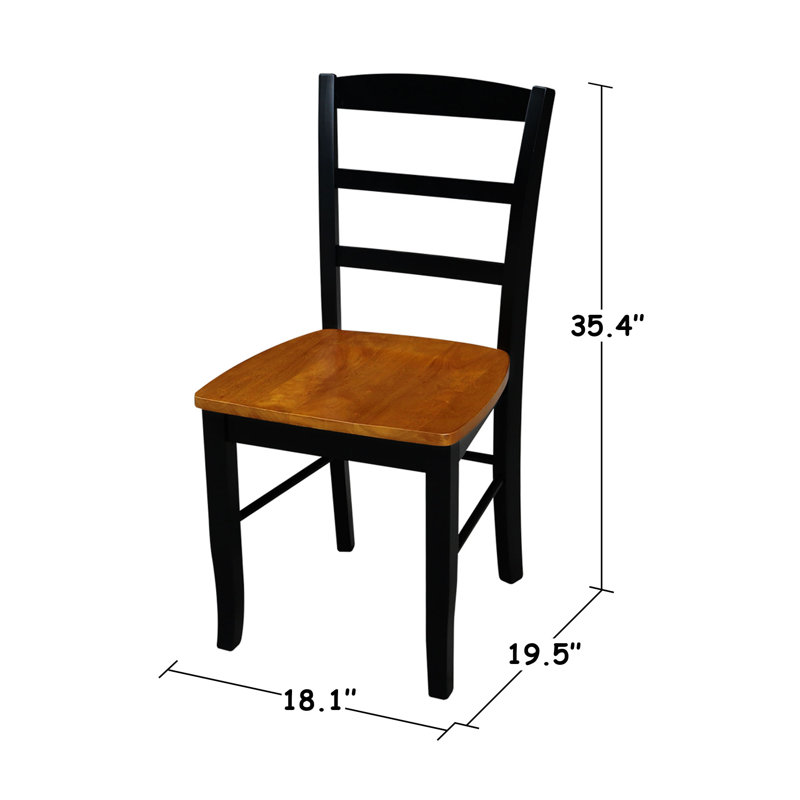 Gadmann Pedestal Extendable Solid Wood Dining Set, Distressed Oak, 3 Pieces: Table, 2 Chairs
