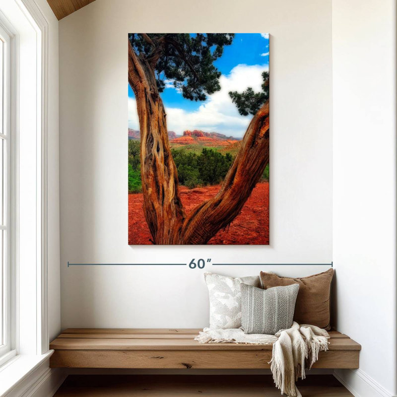 Aime Desert Reds, 48" H x 32" W