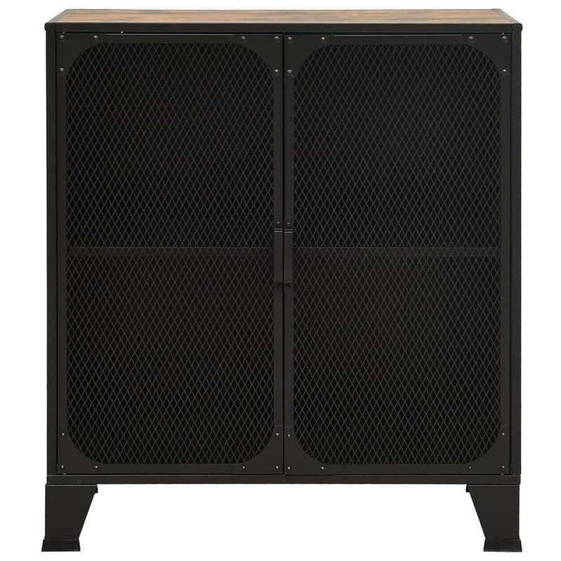 Brando 2 -Door 1 -Shelf, Rustic Brown