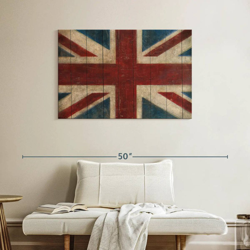 Borges Union Jack, H 26 po x l 39 po