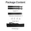 BAOKALER 10x7ft Adjustable Backdrop Support Stand Kit with 4 Backdrop Clamps