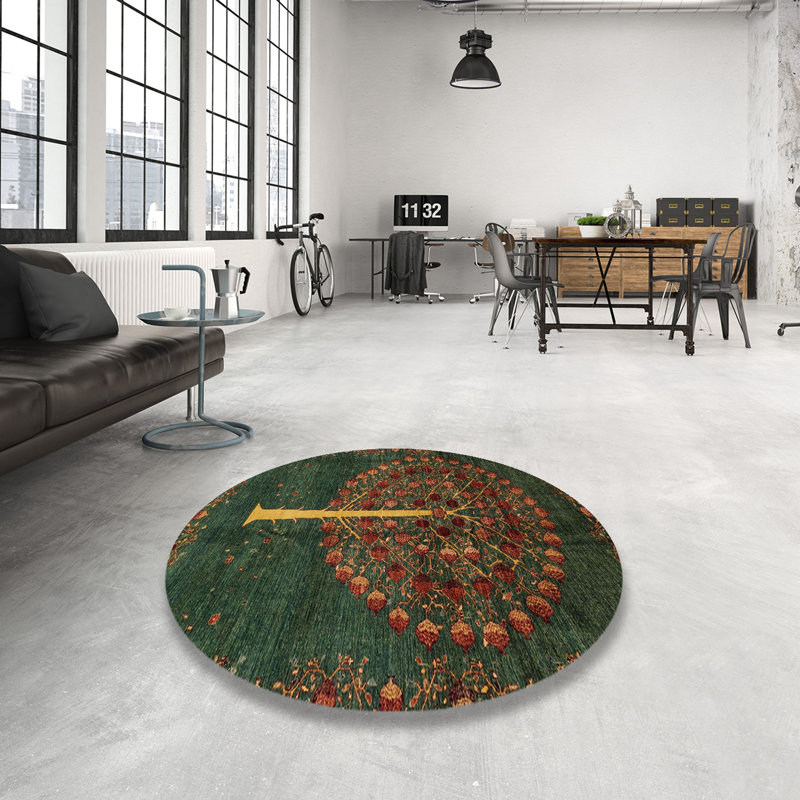 Tapis abstrait 4098, Rond 6 pi