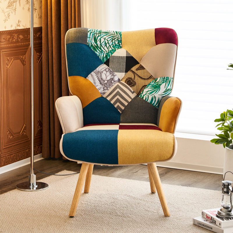 Chaise d'appoint Jarade, Coloré