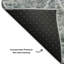 Premium Machine Washable Lubbers AMF1724 Geometric Rug-798224414