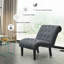 Chaise d'appoint rembourrée Abiha Canora Grey-1076409670