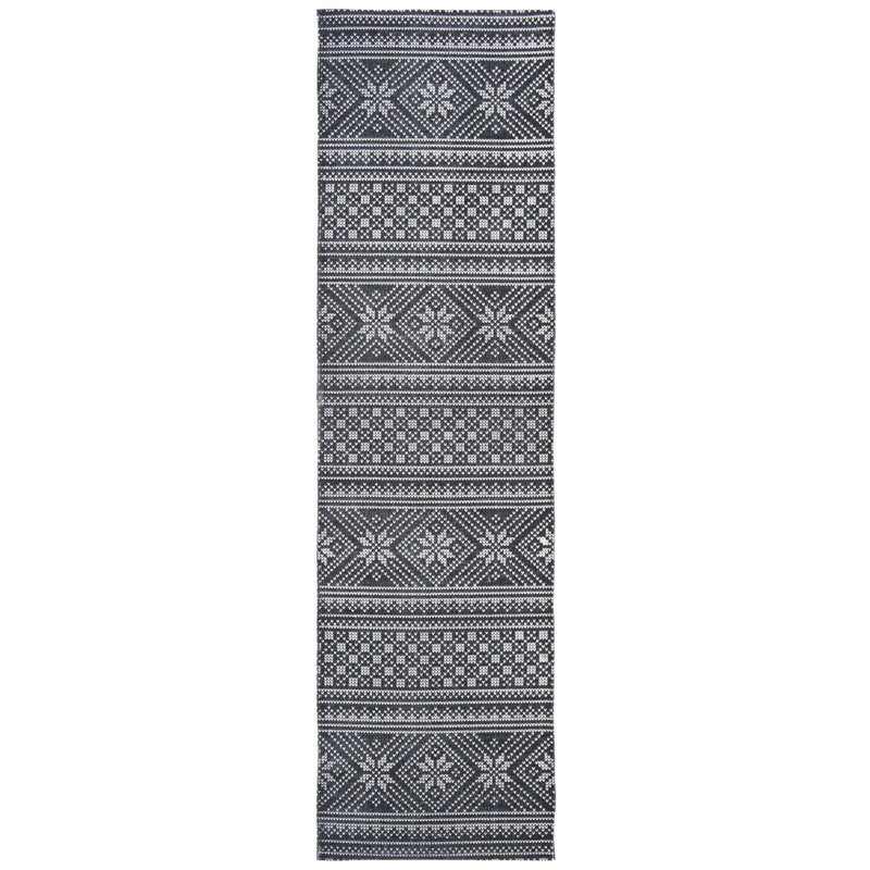 Reuben Hand Loomed Cotton Southwestern Rug, Runner 2'3" x 8'