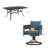 7-Pieces Wicker Steel Dining Sets-517140360
