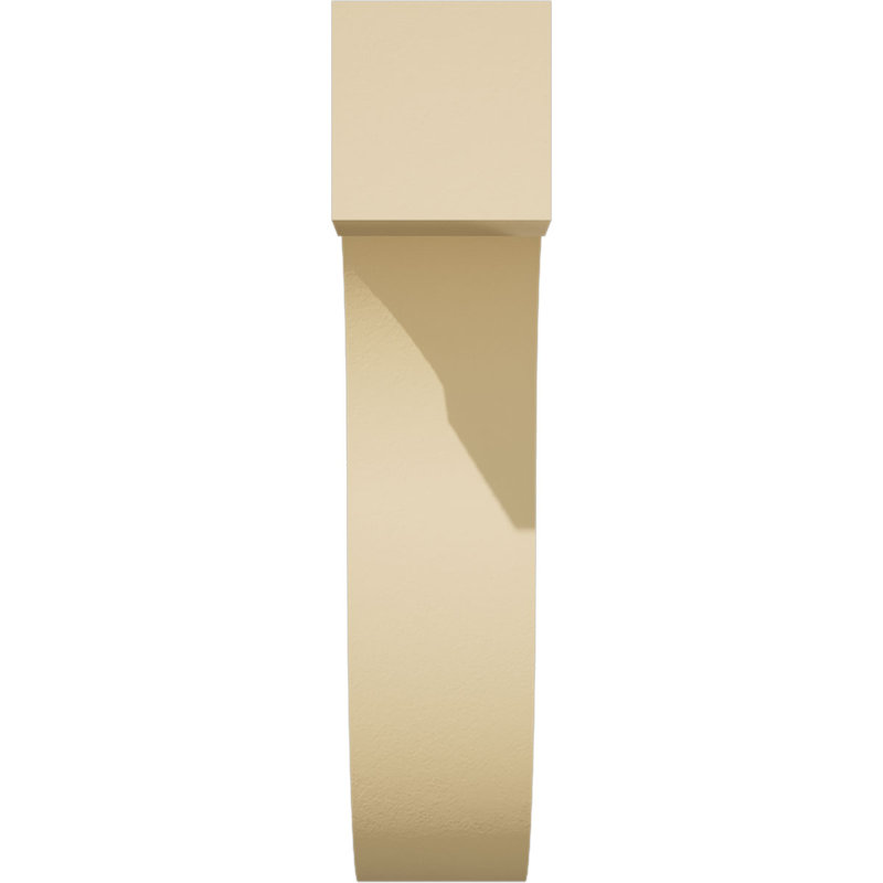 Corbeau en uréthane Del Monte Signature, brun clair apprêté, H 16 po x l 3,5 po x P 12 po